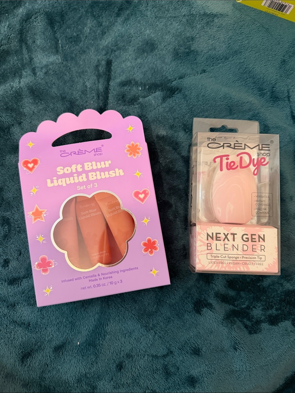 The Crème Shop Soft Blur Liquid Blush Set - Peach/Pink